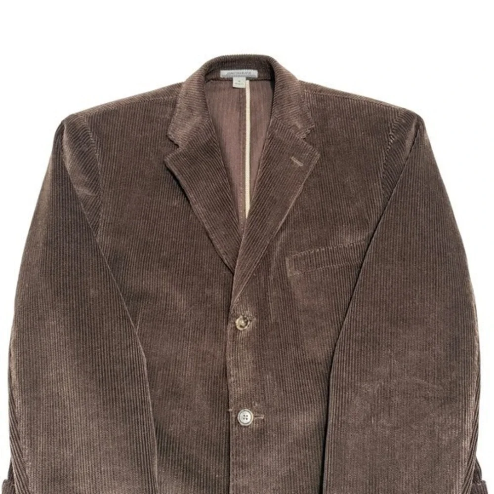 Johnston Murphy Mens Brown Corduroy‎ Blazer Jacket Size M